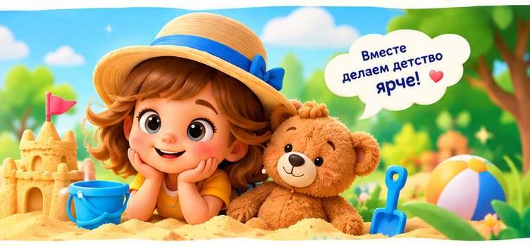 Детские вещи, игрушки и песочница — сервис для родителей